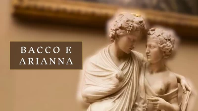 La scultura di Bacco e Arianna