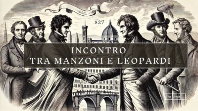 Incontro tra Manzoni e Leopardi