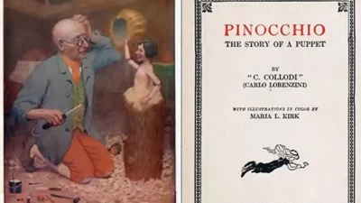 English Book: Pinocchio, the story of a Puppet