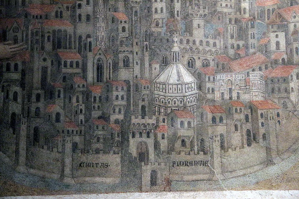 Veduta di Firenze del 1352