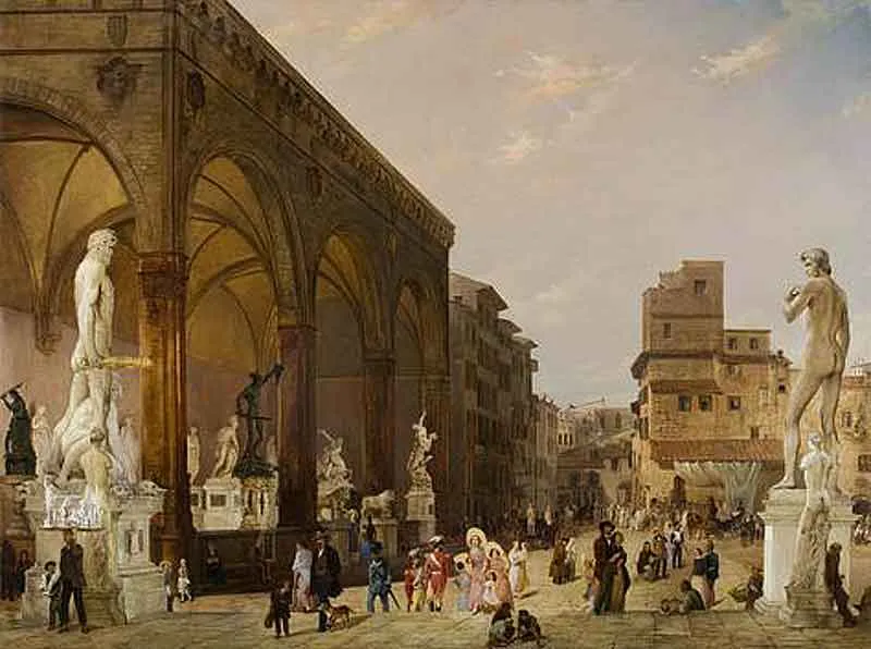 Giuseppe Conti e piazza del Granduca